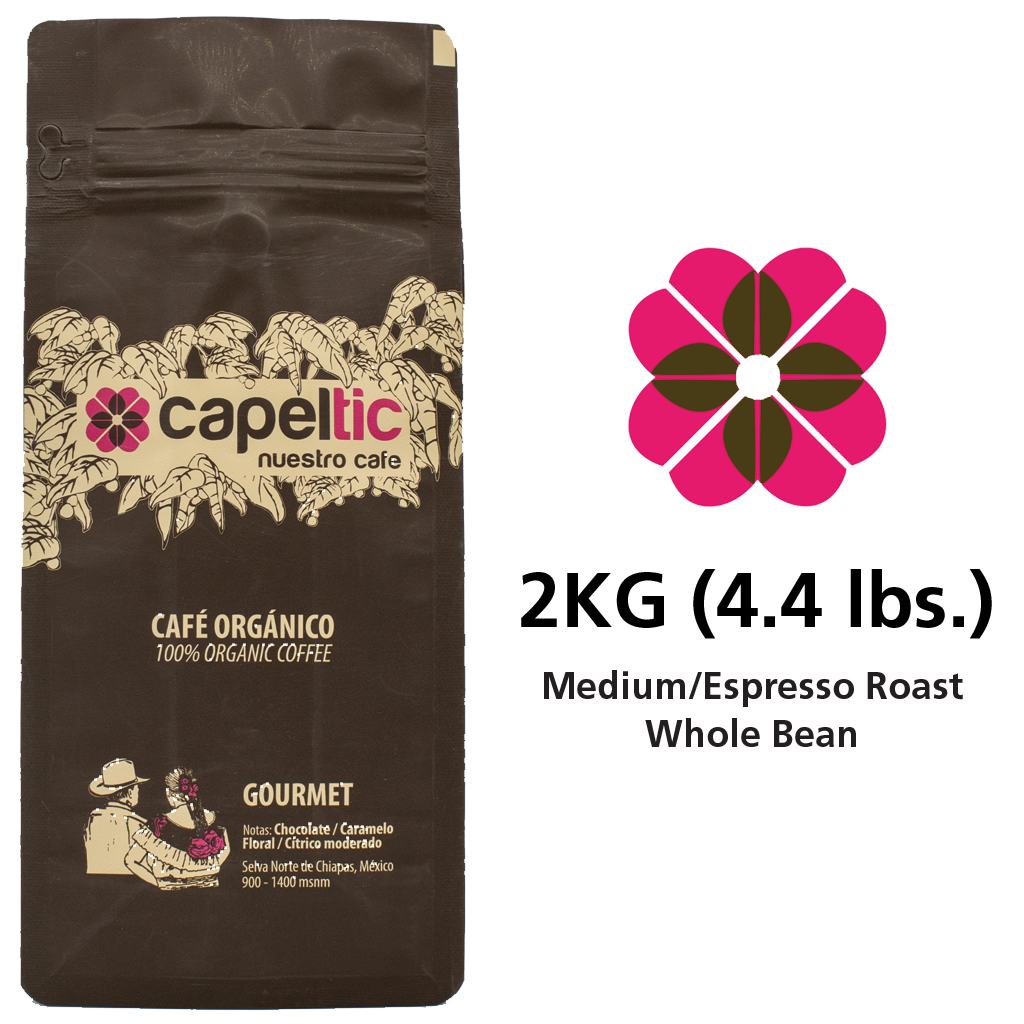 Capeltic Origin Roasted Gourmet Coffee 4.4 lb bag - Medium Roast, Whole Bean
